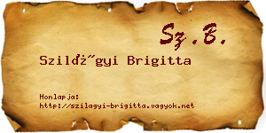 Szilágyi Brigitta névjegykártya