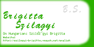 brigitta szilagyi business card